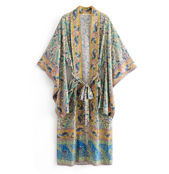 Leah Long Kimono – Boho Melody